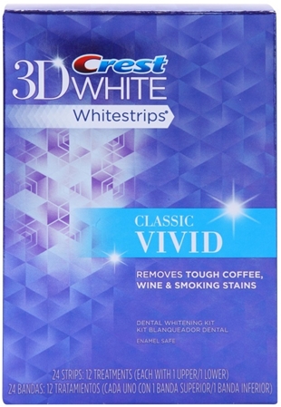 Crest 3D White Whitestrips Classic Vivid bieliace zubné pásky