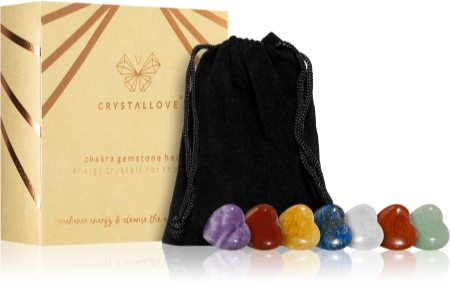 Crystallove Energy Crystals The Seven Chakra Hearts Masāžas rīks