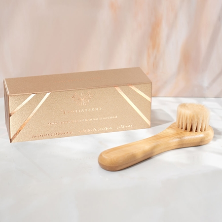 Crystallove Bamboo Face Brush Skin Cleansing Brush