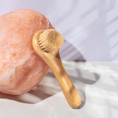 Crystallove Bamboo Face Brush Skin Cleansing Brush