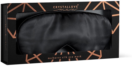 Crystallove Men Silk Eye Mask maska na spaní