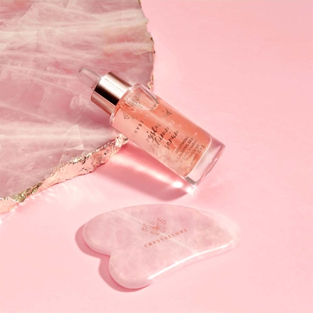Crystallove Crystalized Rose Quartz Set set pentru îngrijirea pielii