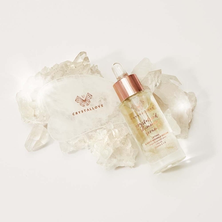 Crystallove Crystalized Clear Quartz Set Set für die Hautpflege