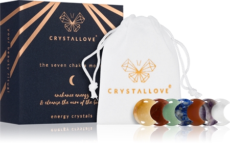 Crystallove Energy Crystals The Seven Chakra Moons acessório para massagem