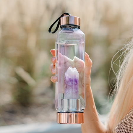Crystallove Crystal Water Bottle sticlă pentru apă