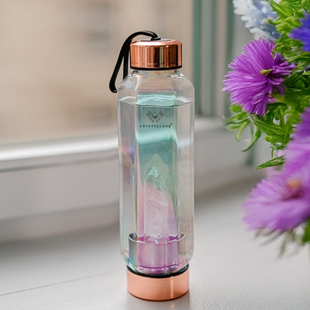 Crystallove Crystal Water Bottle стъклена бутилка за вода