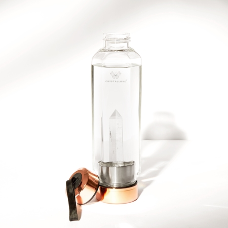 Crystallove Crystal Water Bottle стъклена бутилка за вода