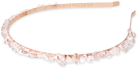Crystallove Clear Quartz Hairband headband
