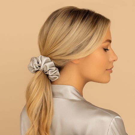 Crystallove Silk Scrunchie silk scrunchie