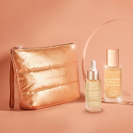 Crystallove Clear Quartz Skincare Duo skin care set