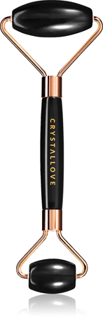Crystallove Black Obsidian Roller massagerulle för ansikte