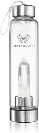 Crystallove Bottle Clear Quartz Vesipullo
