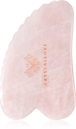 Crystallove Rose Quartz 3D Gua Sha accessoire de massage