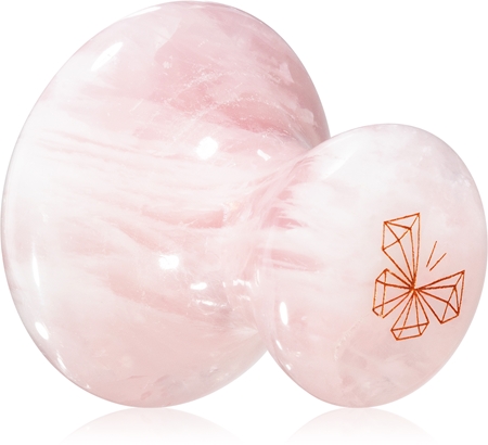 Crystallove Rose Quartz Mushroom Massage Tool for the face