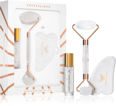 Crystallove Clear Quartz Beauty Set Set für die Hautpflege