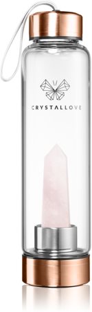 Crystallove Rose Quartz Bottle Rose Gold boca za vodu