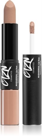 CTZN Nudiversal Lip Duo langlebiger, glänzender Lippenstift