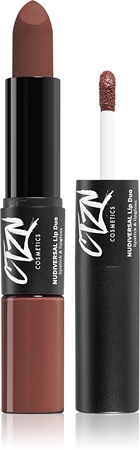 CTZN Nudiversal Lip Duo langlebiger, glänzender Lippenstift