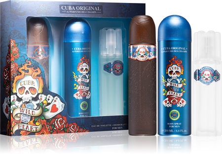 Cuba Wild Heart dárková sada pro muže