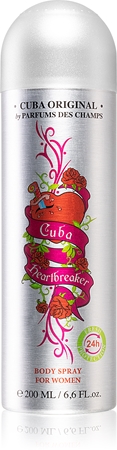 Cuba Heartbreaker deospray da donna