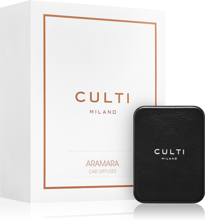 Culti Car Diffuser Black Aramara dišava za avto + nadomestno polnilo