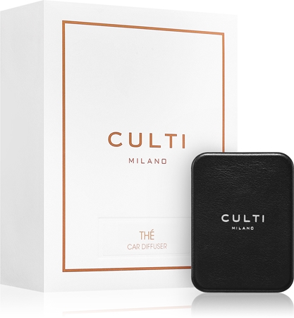 Culti Car Diffuser Black Thé vůně do auta + náhradní náplň