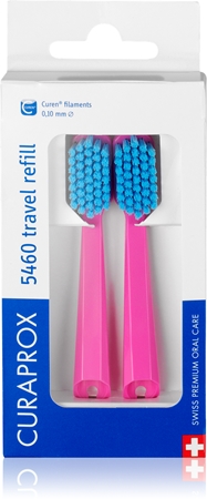 Curaprox Travel Set 2-pack potovalni set za kozmetiko nadomestna glava