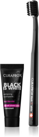 Curaprox Black is White Tandplejesæt