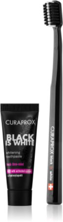 Curaprox Black is White zestaw do pielęgnacji zębów