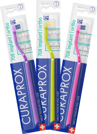 Curaprox CS 708 Implant Orthodontic Toothbrush