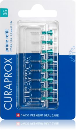 Curaprox Prime Refill Pakaitiniai tarpdančių šepetėliai lizdinėje pakuotėje