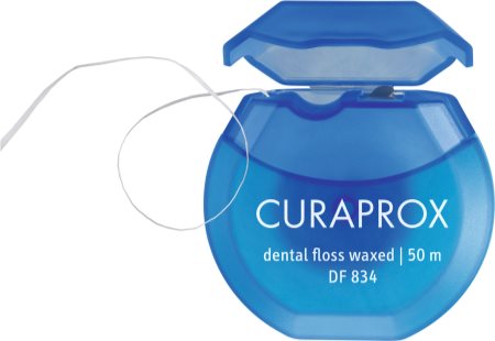 Curaprox Dental Floss Waxed DF 834 Mint nić dentystyczna z miętą