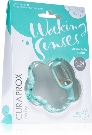 Curaprox Baby Waking Senses Hambarõngas massaažiharja ja kõristiga