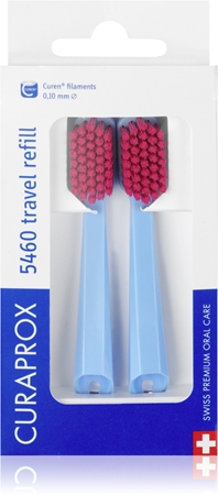 Curaprox Travel Set 2-pack комплект за пътуване резервни глави