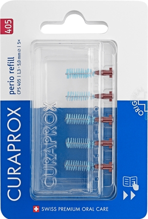Curaprox CPS 405 Perio tarpdančių šepetėliai