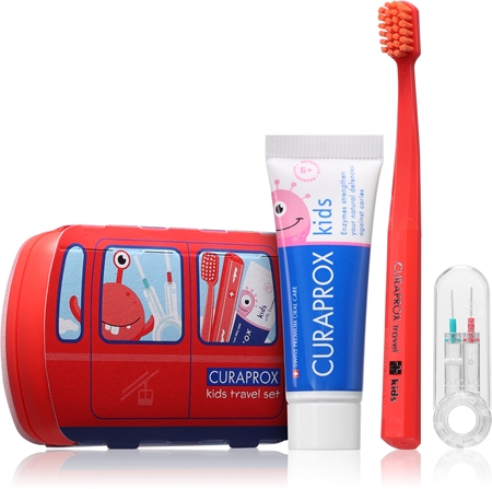 Curaprox Kids Travel Set Travel Kit for teeth, tongue and gums