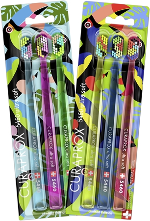 Curaprox Limited Edition Toucan Mellanrumsborstar 5460 Ultra Soft