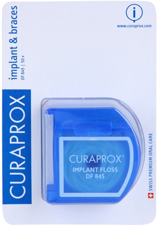 Curaprox DF 845 Zahnseide für Zahnklammern und Zahnersatz