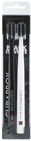 Curaprox 540 Black is White ultra soft toothbrushes
