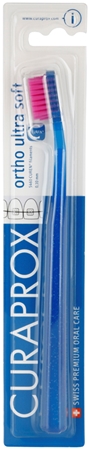 Curaprox CS 5460 Ortho Ultra Soft ortodontinis dantų šepetėlis dantų kabių nešiotojams
