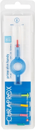 Curaprox Prime Plus Handy CPS резервни четки за междузъбно пространство 5 бр + дръжка смес