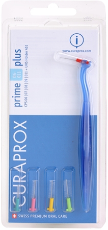 Curaprox Prime Plus 06 - 011 scovolini interdentali di ricambio 5 pz + supporto