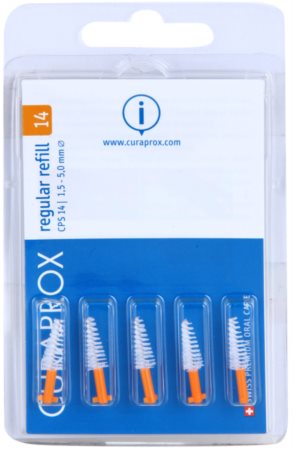 Curaprox Regular Refill CPS 14 blister de brossettes interdentaires coniques de rechange 5 pcs