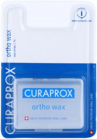 Curaprox Ortho Wax kieferorthopädisches Wachs für Zahnklammern