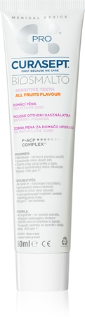 Curasept Biosmalto Mousse pěna pro citlivé zuby