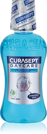 Curasept Daycare Cool Mint рідина для полоскання ротової порожнини для коплексного захисту зубів та свіжості подиху