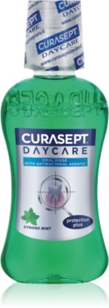 Curasept Daycare Strong Mint ústní voda pro kompletní ochranu zubů a svěží dech