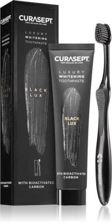 Curasept Black Lux Set комплект за избелване за зъби