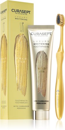 Curasept Gold Lux Set whitening set voor Tanden
