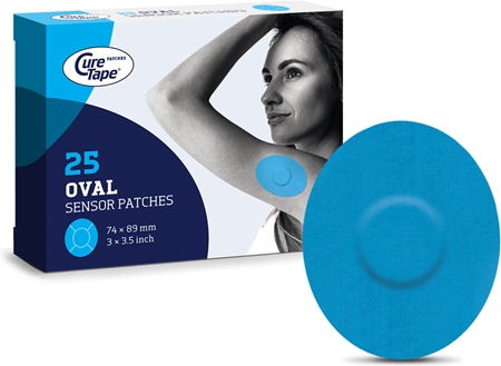 CureTape® Sensor Patches Oval Classic προστατευτικά επιθέματα
